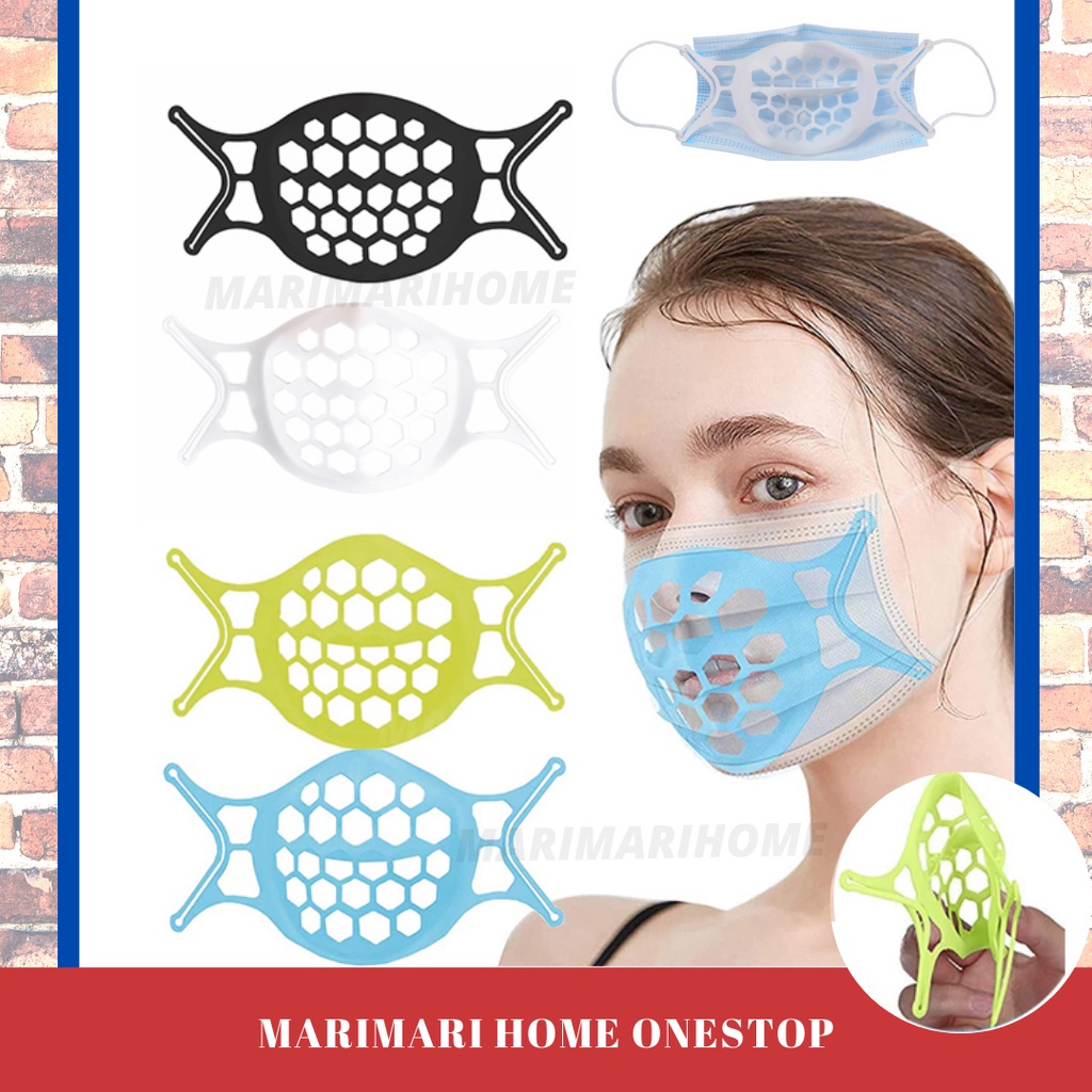 2021 Upgrade Mask Bracket Washable Face Mask Holder Breathable Face ...