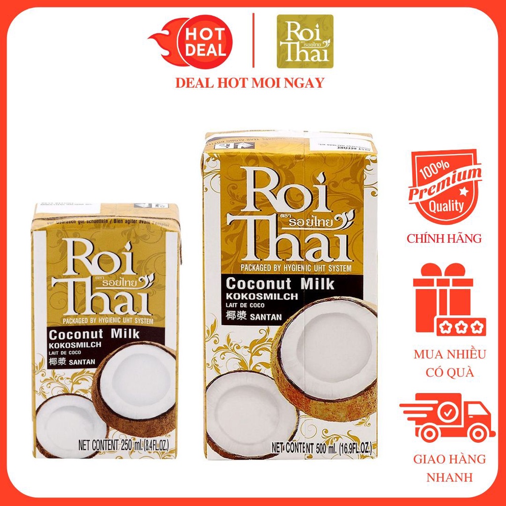 Genuine Roi Thai Coconut Juice 500ml | Shopee Singapore
