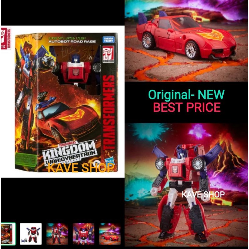 Transformers Autobot KINGDOM Road Rage HASBRO NEW Shopee Singapore