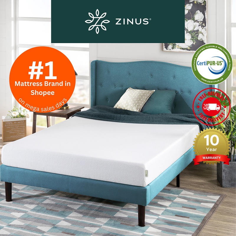 Foam Mattress Zinus Green Tea 15cm Shopee Singapore