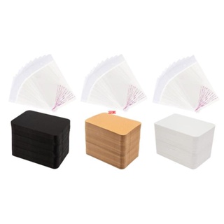 Keychain Display Cards With Self Sealing Bags For Cards Jewelry Packaging