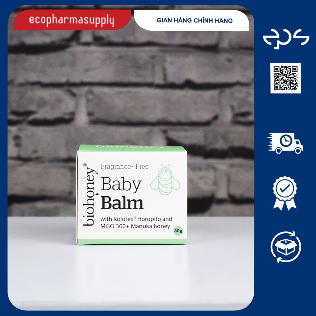 Biohoney Baby Balm Cream Eczema, Dermatitis, Diaper Rash, Rashes For