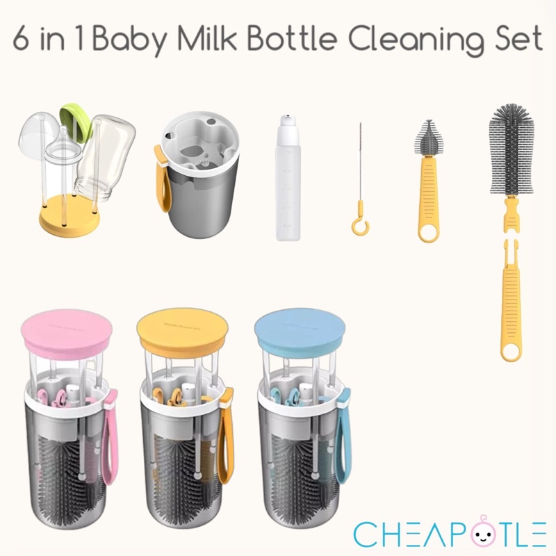 Travel baby hot sale bottle cleaner