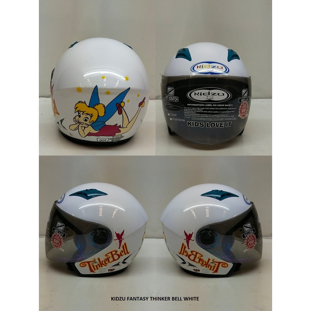 Helm Half face anak Kidzu Fantasy Full motif character kartun(SNI)(4-10 tahun) - Gambar 2