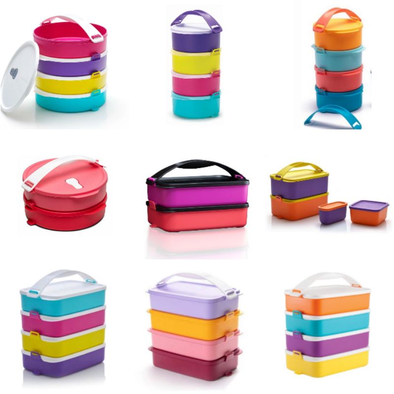 Tupperware Small Click2go Click ti go CTG Reheatable Click to go Round