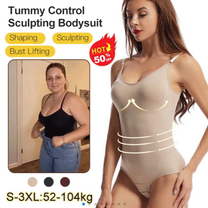 Tummy control waist slimming onepiece shapewear Shopee Singapore