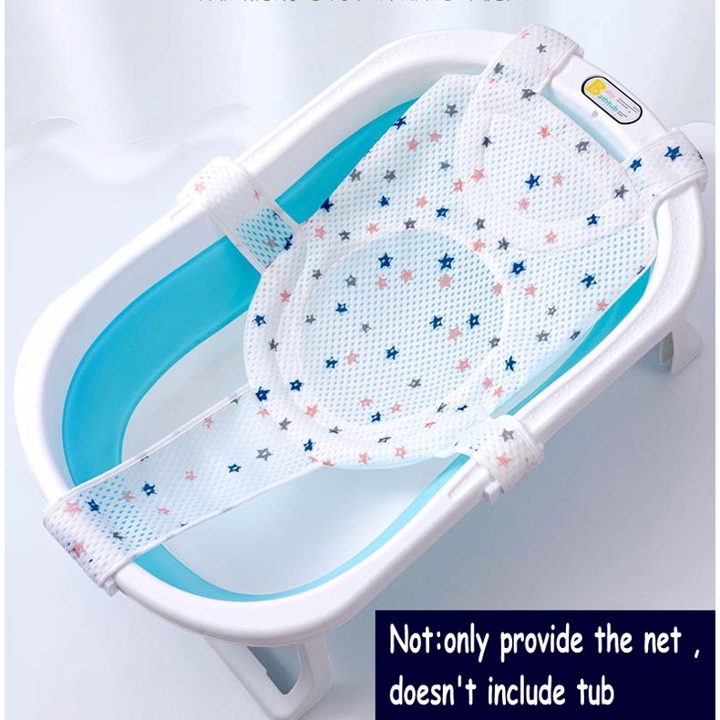 SG seller🎀Baby Bath Seat Support Net Soft Headrest Baby Bath Cushion