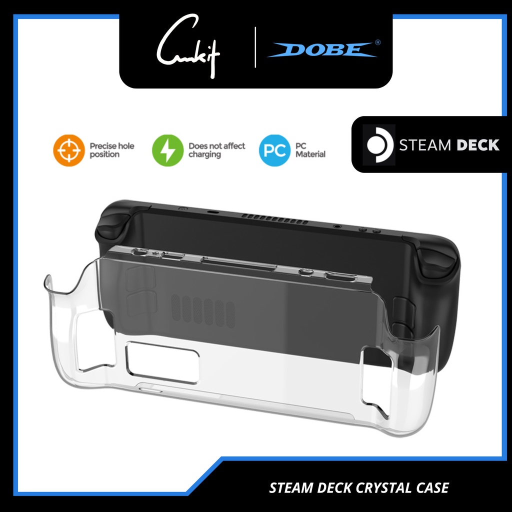 DOBE Steam Deck Crystal Case Steam Deck Crystal Protective Case Steam