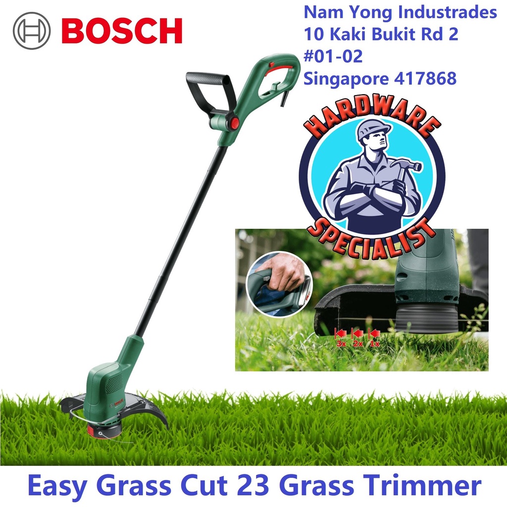 Bosch Corded Grass Trimmer Easygrasscut 23 / Grass Cutter Shopee
