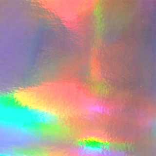 Holographic Card - Silver Rainbow