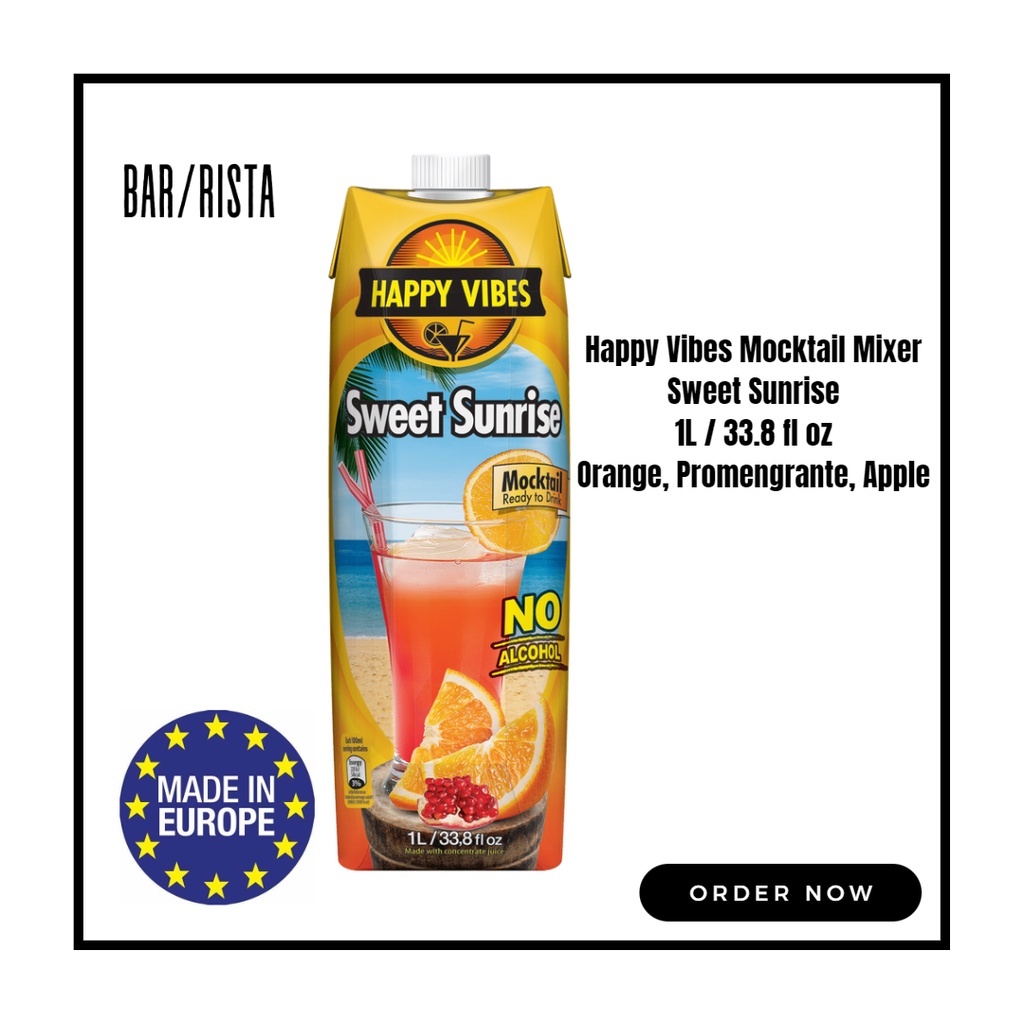 Happy Vibes PreMix Mocktails/Mixers Sweet Sunrise (Made in Europe