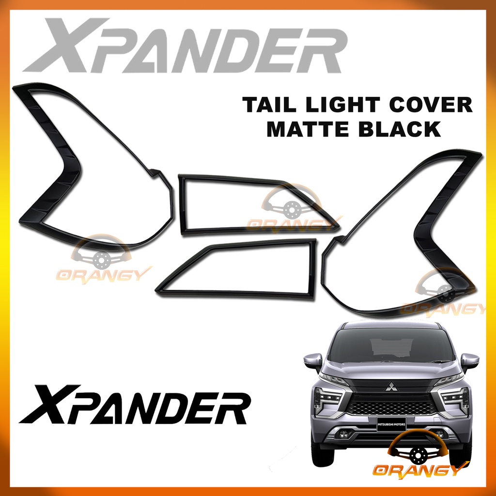 Mitsubishi Xpander 2022 to 2024 Taillight Cover [Matte Black/Chrome ...