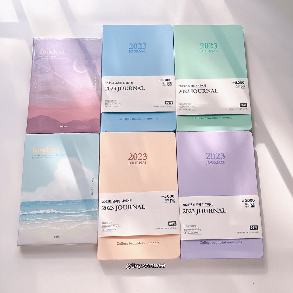 Planner 2023 Daiso Korea Tiny Strawee Shopee Singapore