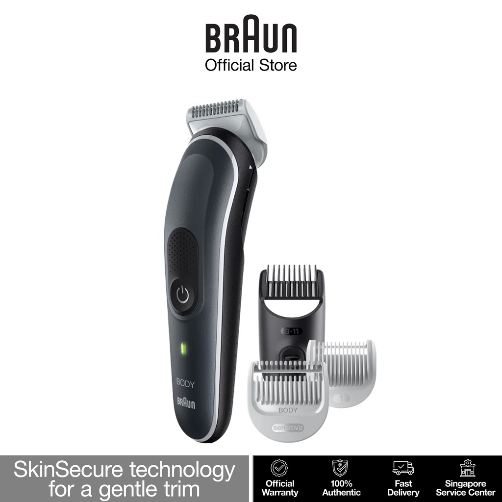 Braun BodyGroomer 5 BG 5340 Body Groomer Trimmer For Men With ...