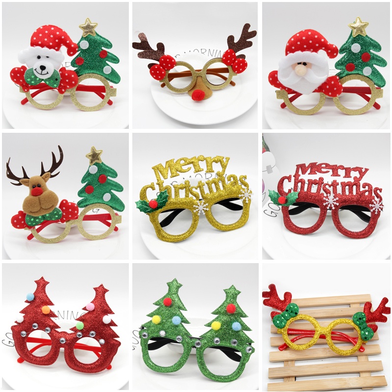 Merry Christmas Party Accessories spectacle christmas decoration ...