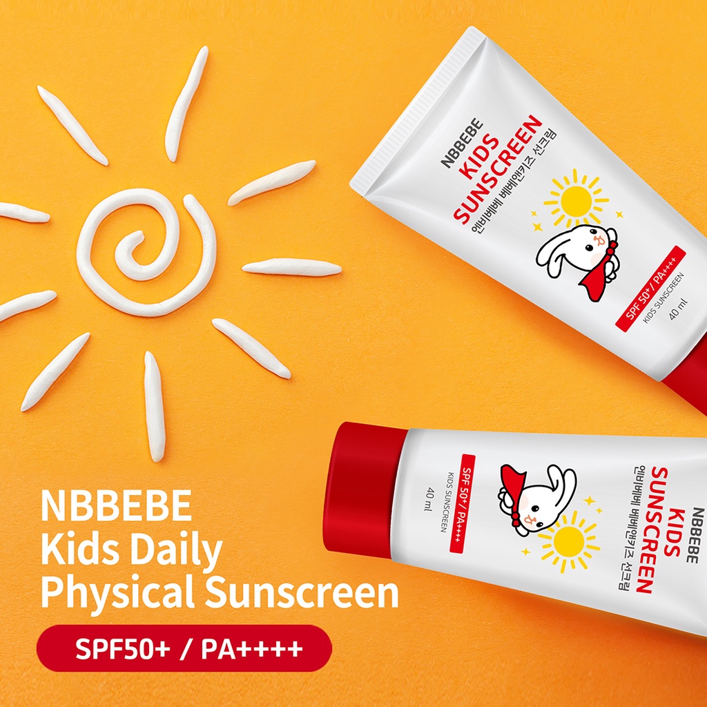 Korea Kids Sunscreen SPF50+/ PA++++, Kids Sun Cream, 40ml | Shopee ...