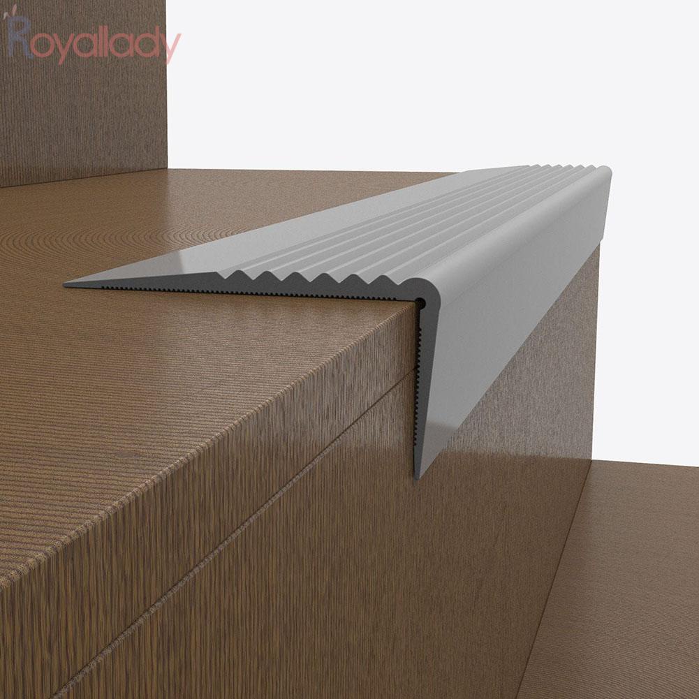 #ROYALLADY#Anti-slip Strip Rubber Angle Step Edge Shape Of Grooves Stair Anti Slip Nosing