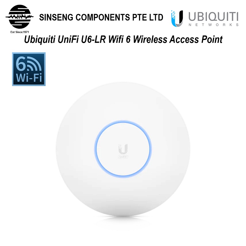 Ubiquiti UniFi U6 LR Wifi 6 Long Range Wireless Access Point AP [Model ...