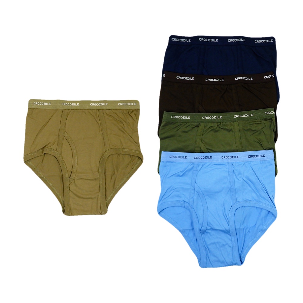 Crocodile Full Cotton 1- piece pack High Waist Underwear | Shopee Singapore