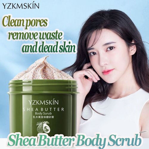 Shea Butter Body Scrub Gentle Exfoliating Cream, Body Moisturizing