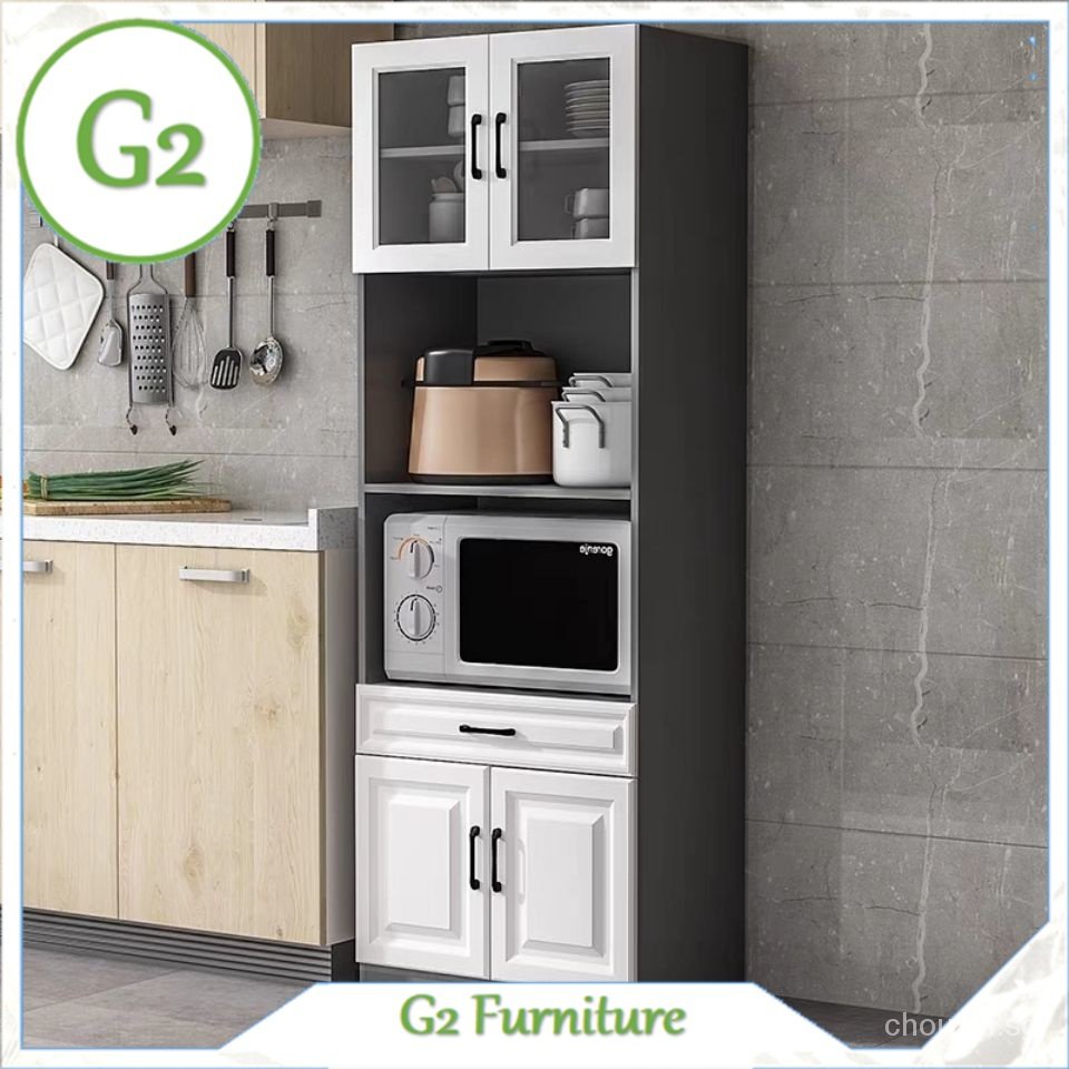 【In stock】G2furniture Modern Simple Shelf, Kitchen Side Nordic