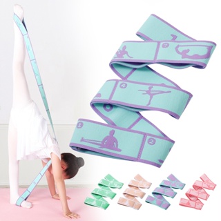 Yoga Belt Gymnastics Stretching Band Dance Ballet Sport Resistance Elastic  Strap 