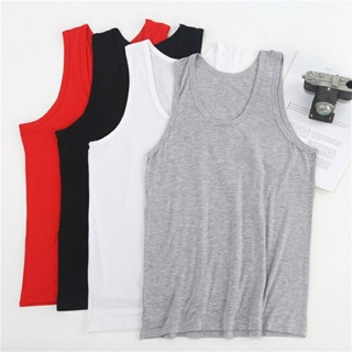 Buy Pack Of Plain Round Neck Tank Top Sando For Men At Best, 43% OFF