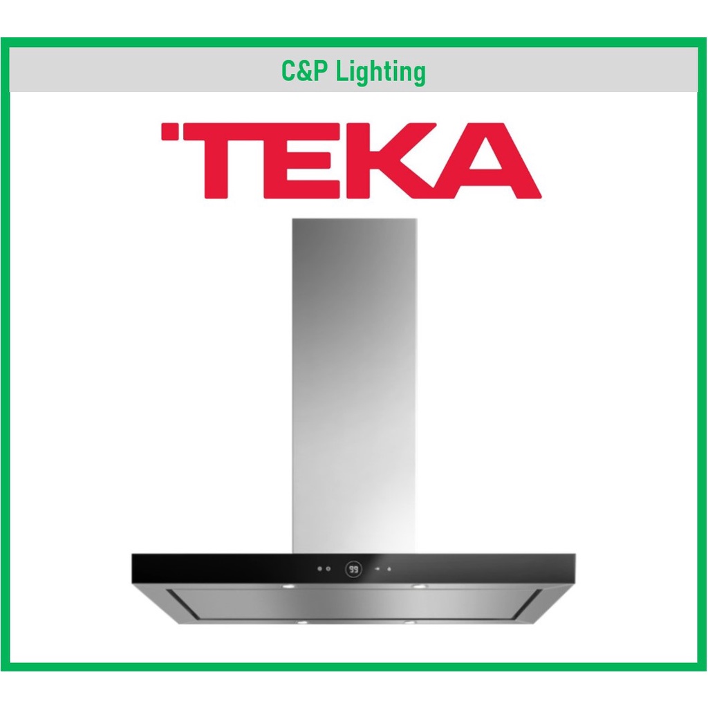 Teka 110cm Island Cooker Hood with Contour Rim extraction, Touch