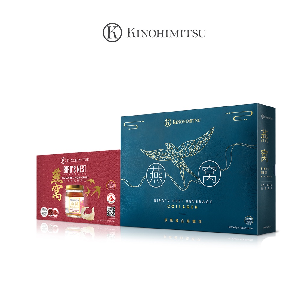[Bundle of 2] Kinohimitsu Bird's Nest With Red Dates & Wolfberries 6s