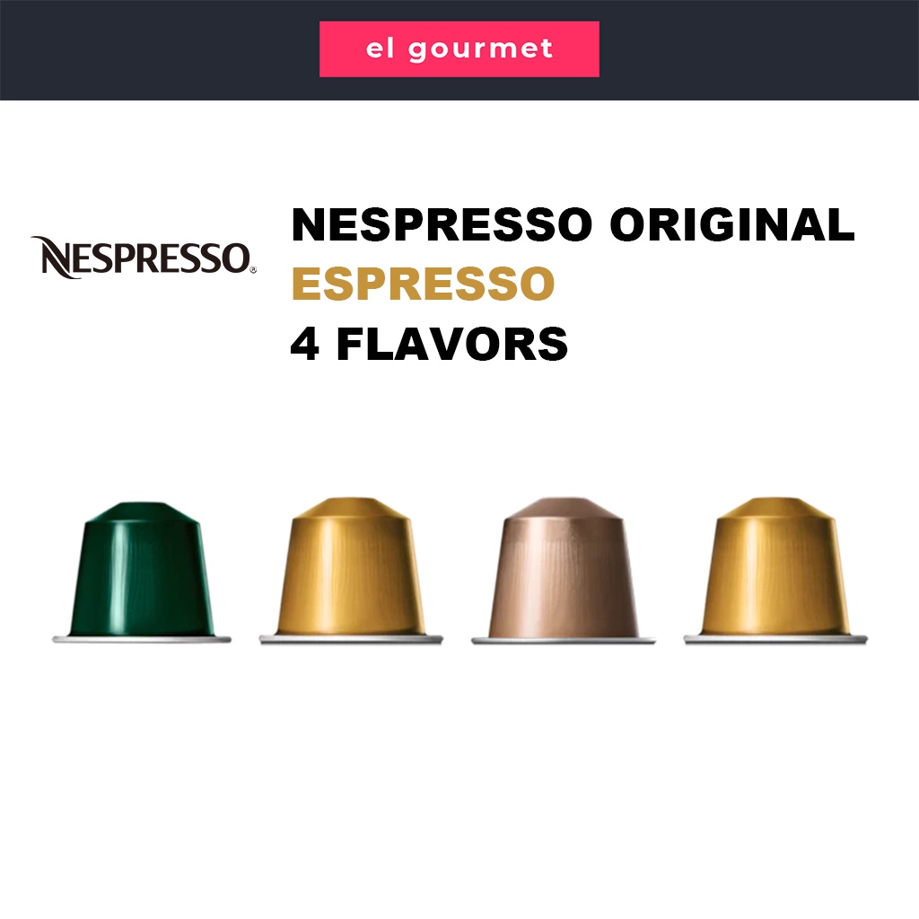 NESPRESSO Original Espresso Coffee Capsules 4 Flavours Shopee Singapore