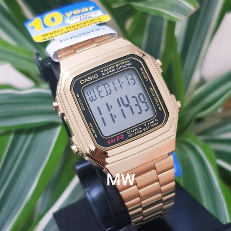 Casio gold watch hot sale on hand