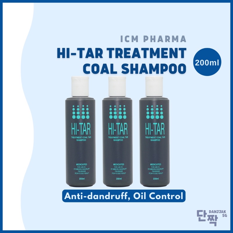 HiTar Treatment Coal Tar Shampoo 200ml (For Stubborn Dandruff