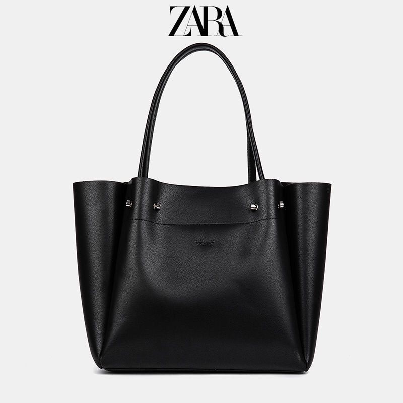 Zara minimal tote bag hot sale