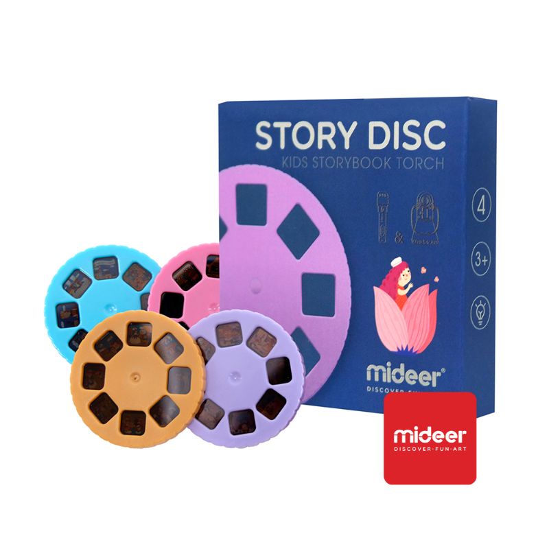 Story Disc 2 Mideer / Cassette Refil Kids Storybook Torch | Shopee ...