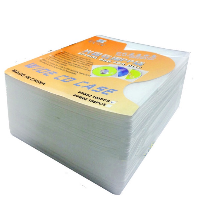 Thickened CD Bag Double-Sided Pp Bag Can Hold 200 Disc CD Packaging CD ...