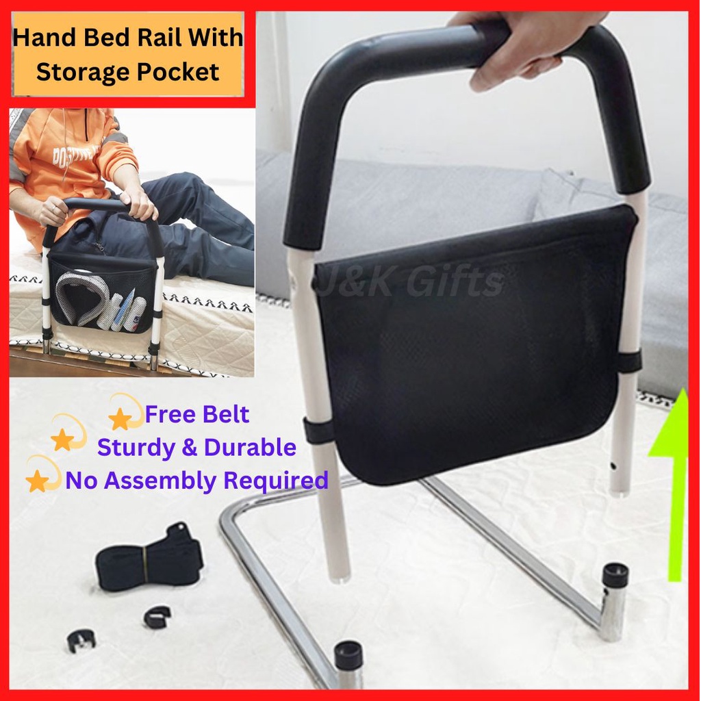Foldable Fall Prevention Bed Rail / Guard for Elderly/Adults | Shopee ...