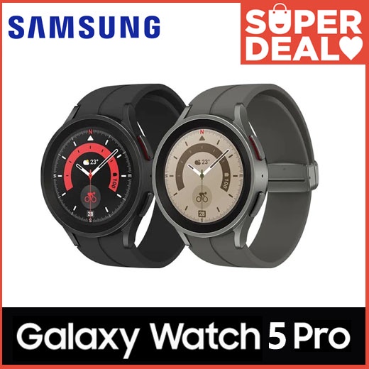 SAMSUNG Galaxy Watch 5 Pro 45mm Bluetooth / LTE Smartwatch | Shopee ...