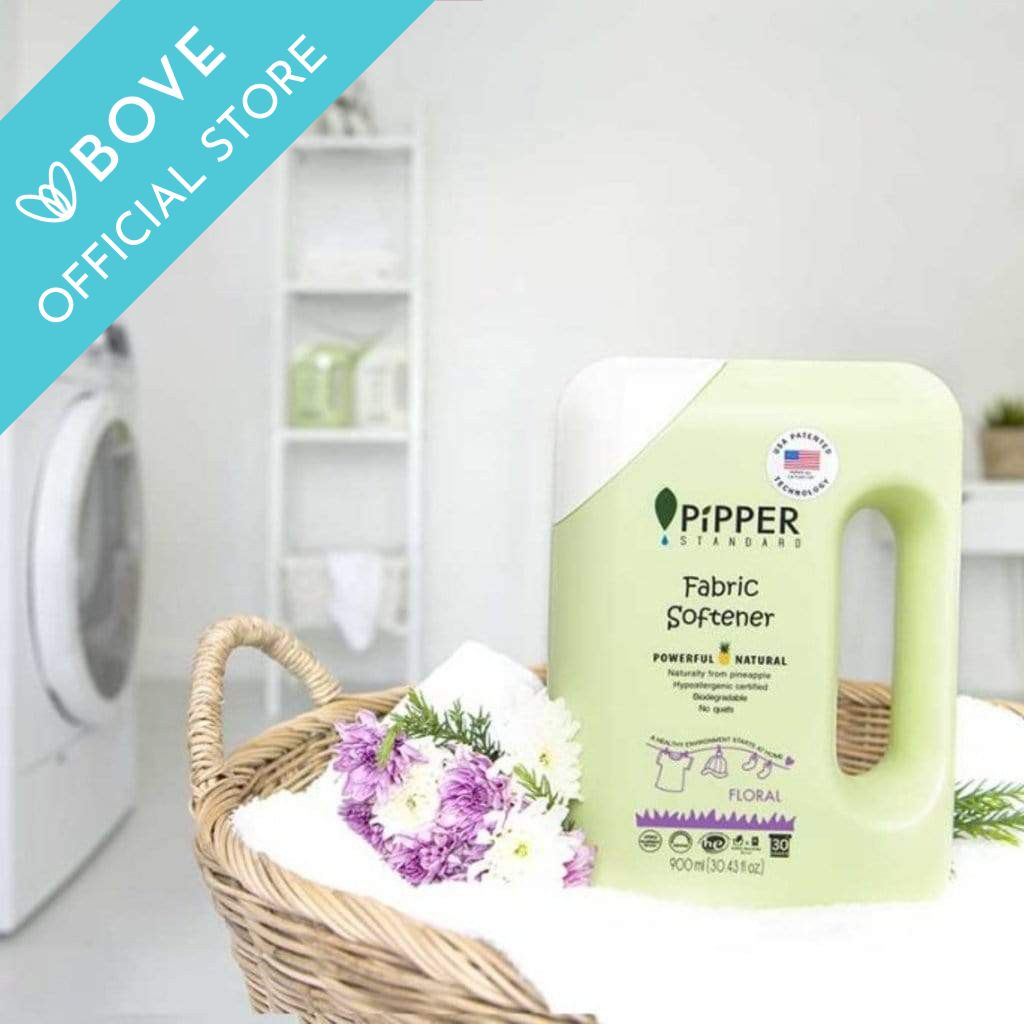 Pipper Standard Fabric Softener Floral 900ml Hypoallergenic natural