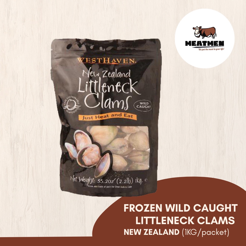 [FROZEN] NEW ZEALAND WILD CAUGHT LITTLENECK CLAMS (1kg) Shopee Singapore
