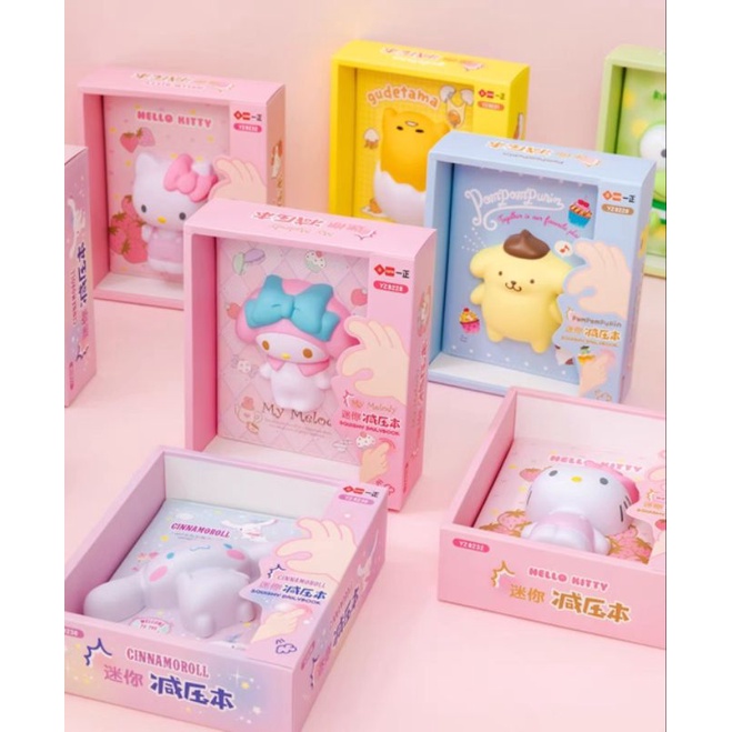 Cinnamoroll Squishy Mini Notebook Pompompurin Corgi Gudetama | Shopee ...