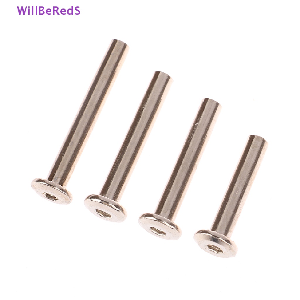 [WillBeRedS] 4Sets stainless steel luggage screws, luggage accessories Luggage Wheels Bolts [NEW