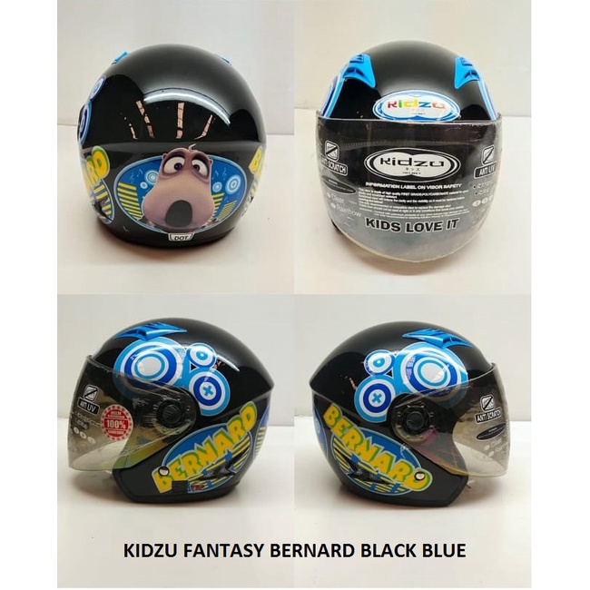 Helm Half face anak Kidzu Fantasy Full motif character kartun(SNI)(4-10 tahun) - Gambar 3