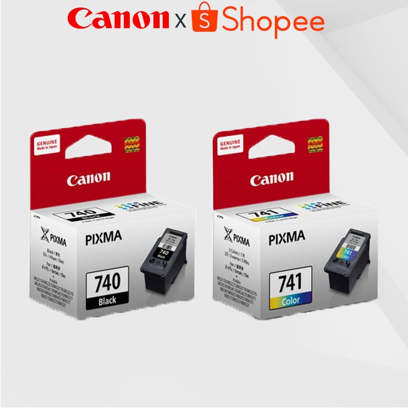 Canon 740 Black 741 Color Ink Cartridge for Pixma Printers PG740 PG-740 ...