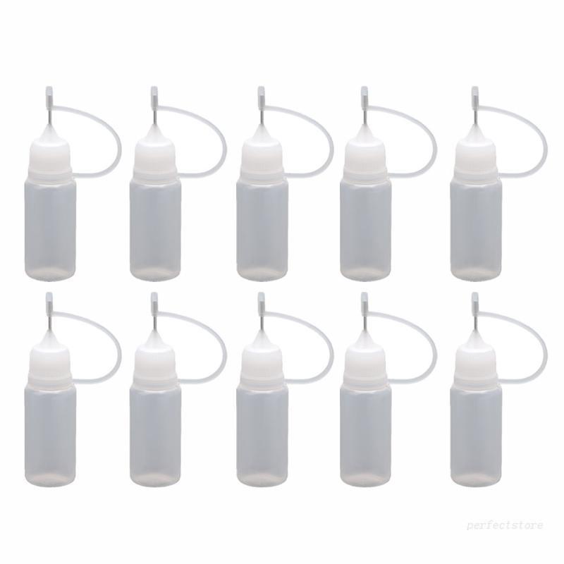 perfect 10Pieces Needle Bottle Applicator Needle Tip Bottle Squeeze