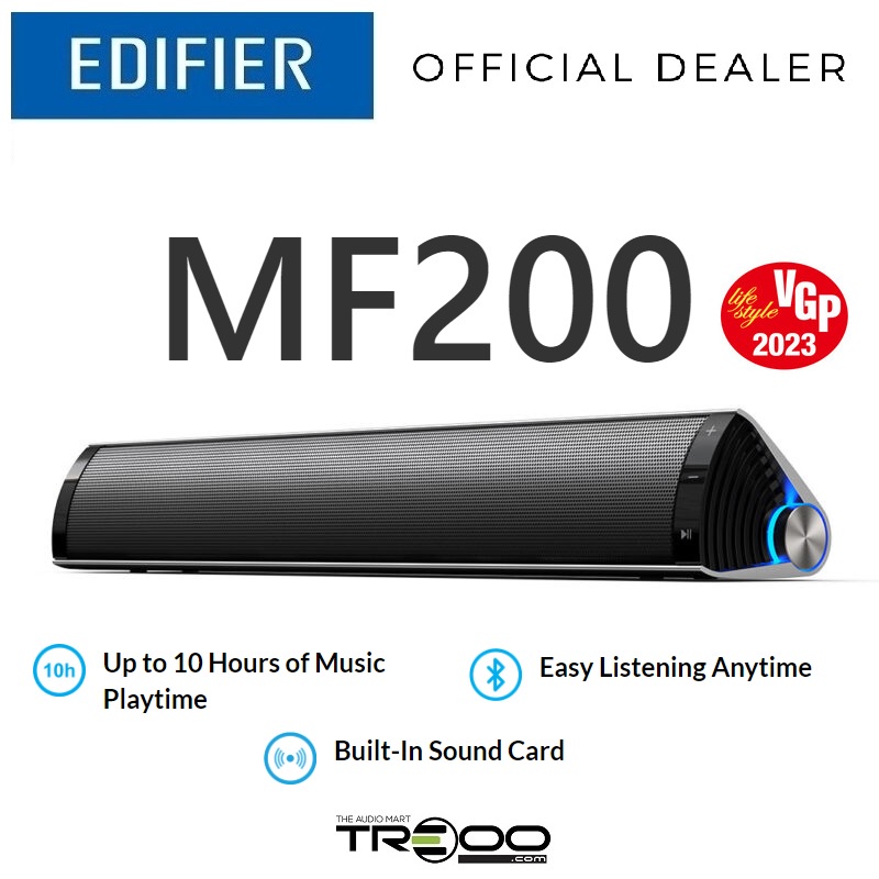 Edifier MF200 Wireless Bluetooth Portable Soundbar Speaker | Shopee ...
