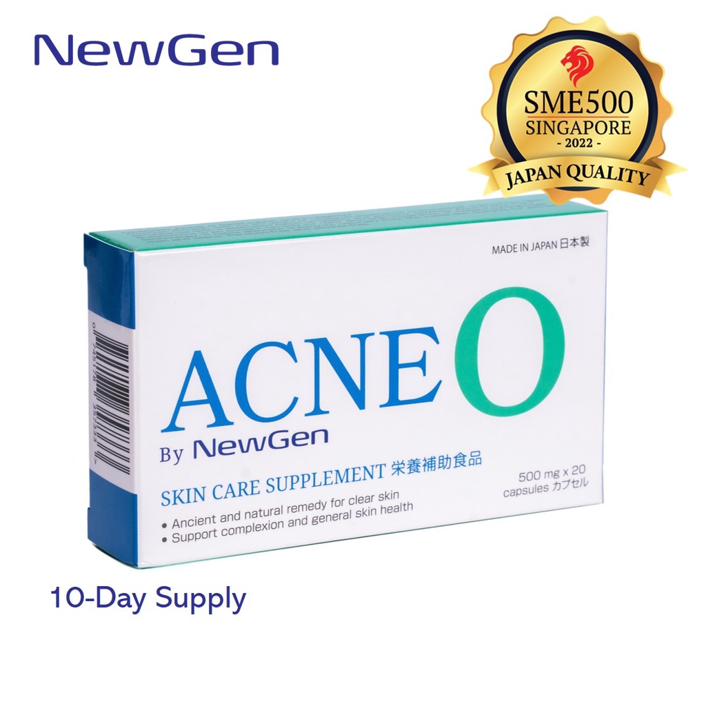 NewGen ACNE O Skin Care Supplement (Basic Pack / 10-Day Supply) Soft Capsule Acne Treatment
