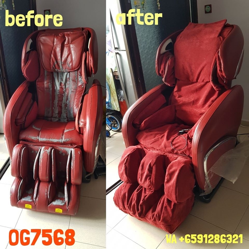 OSIM OTO Ogawa Massage Chair Cover PREMIUM fabric Shopee Singapore