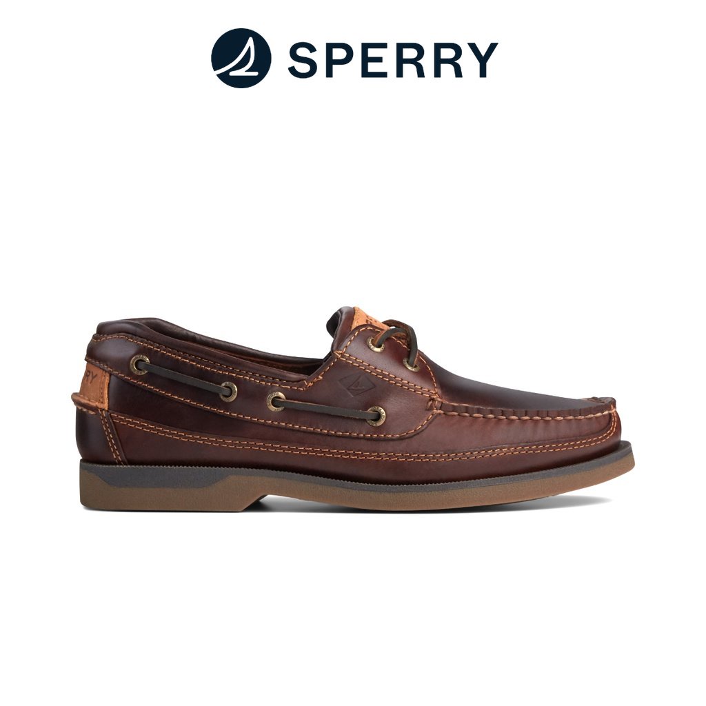 Sperry Men's Mako Canoe Moc 2-Eye Boat Shoe - Amaretto (0764027 ...