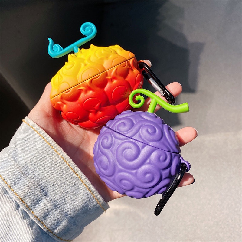 Anime One Piece Personality Creative Devil Fruit Ear Case AirPods