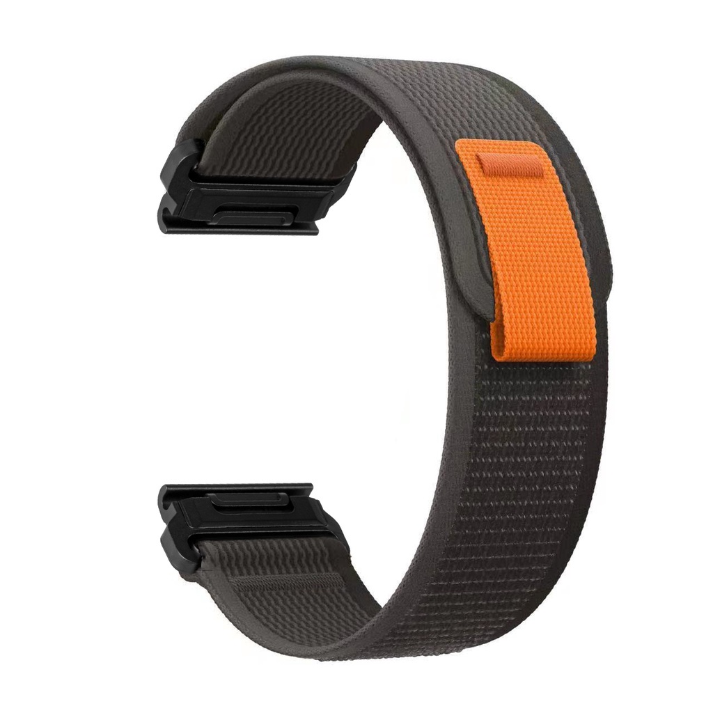 22mm 26mm Sports Quick Fit Replace Band Nylon Trail Velcro Loop Strap ...